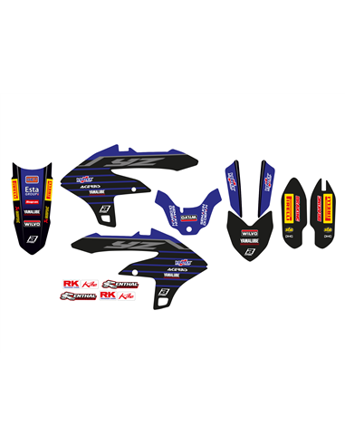 Kit de gráficos con funda de asiento BLACKBIRD RACING 8252R11