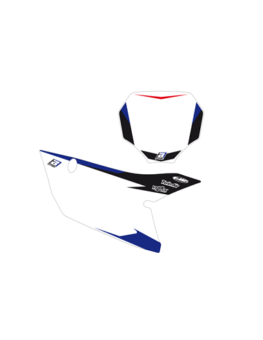 Paneles portanúmero con gráficos precortados Dream 4 BLACKBIRD RACING 6215N