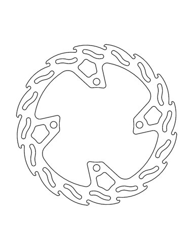 Disco de freno trasero serie Flame MOTO-MASTER 110775