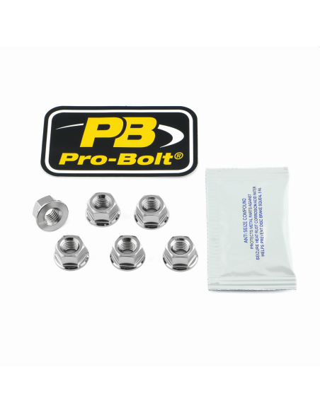 Tuerca de corona PRO BOLT SS6SPN8