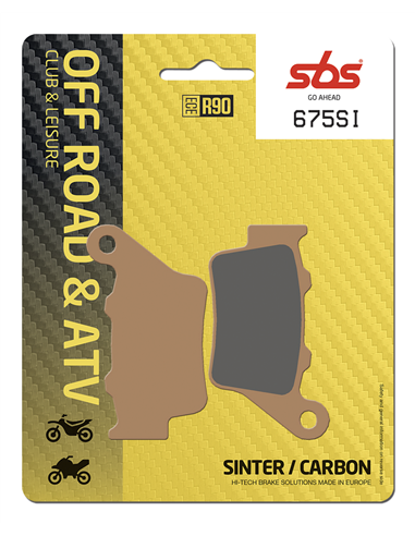 Pastillas de freno SI Offroad sinterizadas SBS 675SI