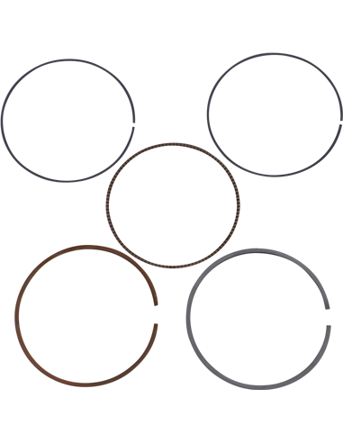 Juego de aros de pistón de recambio WOSSNER RIK9500