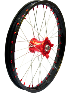 Rueda Elite MX-EN, radios plateados KITE 202470RO