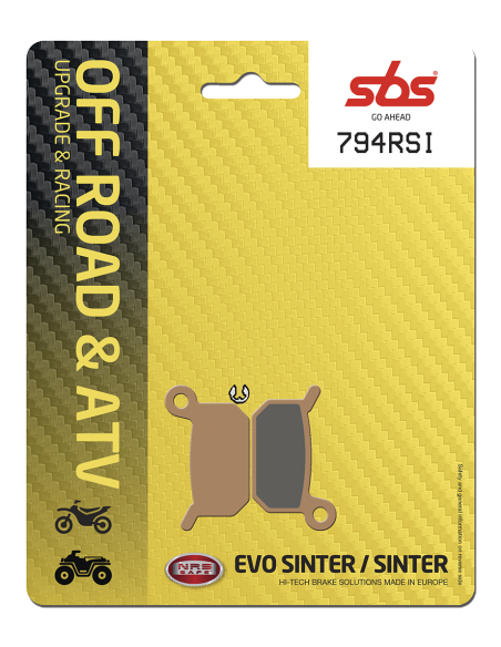 Pastillas de freno RSI Offroad Racing sinterizadas SBS 794RSI