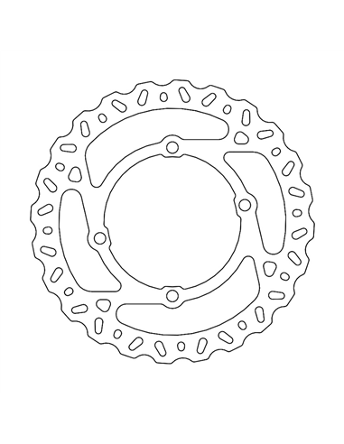 Disco de freno Offroad serie Nitro MOTO-MASTER 110853