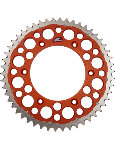 Corona trasera Twinring™ RENTHAL 224052050GPOR