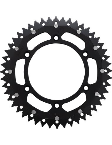 Dual Drive rear sprocket Mse 48 Bk Moose Racing Hp 1210-897-48-10X