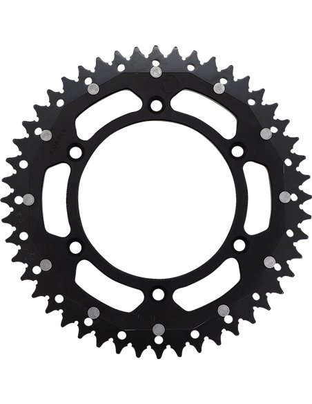 Couronne double entraînement Mse 48 Bk Moose Racing Hp 1210-897-48-10X