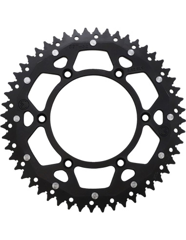 Couronne double entraînement Mse 52 Bk Moose Racing Hp 1210-897-52-10X