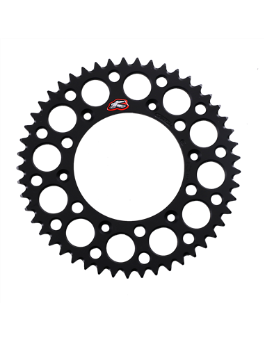 Rear sprocket Renthal R 520 49 teeth Bk Ul Sc 224U-520-49GPBK
