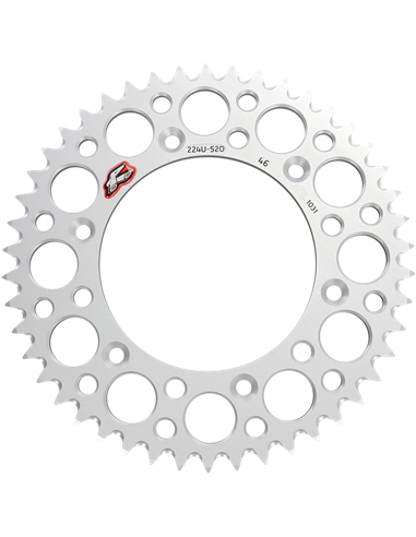 Rear sprocket Renthal R 520 46 teeth Si Ul Sc 224U-520-46GPSI