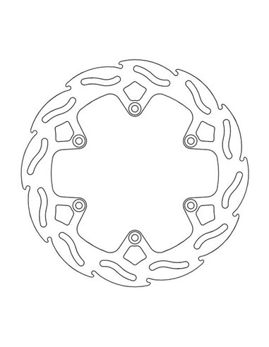 Rear brake disc Fix MOTO-MASTER 110513