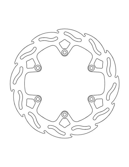 Disque de frein arrière Fix MOTO-MASTER 110513