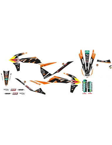 Kit de gráficos Trophy con funda de asiento BLACKBIRD RACING 8547R21