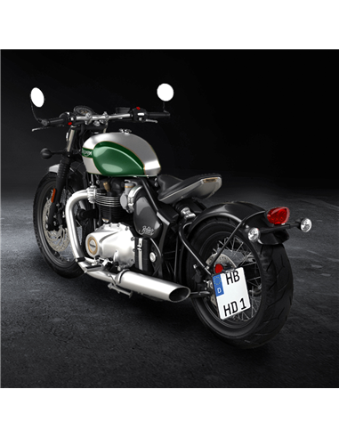 Soporte de matrícula de montaje lateral HEINZ BIKES HBSKZ-TRBO-E