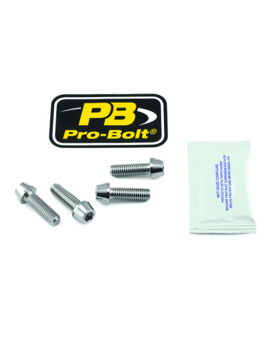 Kit tornillo eje de rueda delantera en acero inoxidable PRO BOLT SSFAPINCH230