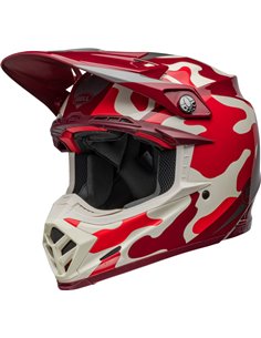 Casco BELL Moto-9S Flex - Ferrandis Méchant Gloss Red/Silver 7157218 talla L