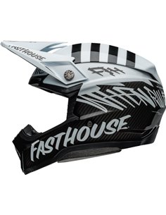 Casco BELL Moto-10 Spherical - Fasthouse Mod Squad Gloss White/Black 7157486 talla S