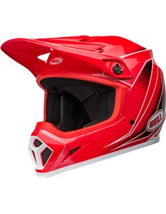 Casco BELL MX-9 Mips - Zone Gloss Red 7157461 talla XXL