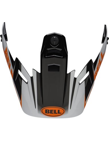Visera Bell MX-9 ADV DASH Negro/Blanco/Naranja 7111404
