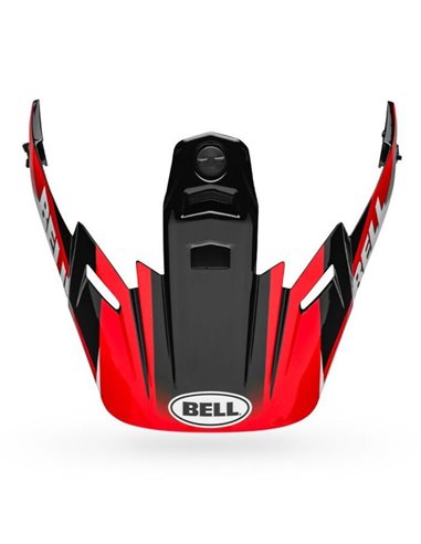 Visera Bell MX-9 ADV DASH Negro/Rojo/Blanco 7111403