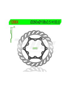 Disco de freio ondulado NG 1288X Ø260 x Ø108 x 3,5
