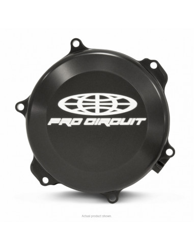 Pro Circuit clutch cover for Yamaha YZ125: aluminum, black