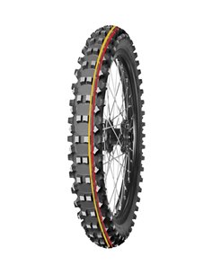 Neumático MITAS TERRA FORCE-MX SM 70/100-14 40M TT SOFT TO MEDIUM RED YELLOW