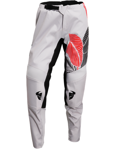 Pantalón de motocross mujer Thor-MX 2022 Urth light/gray/ fire coral 7/8 2902-0279