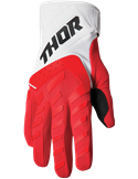 Gants moto cross enfant Thor-MX 2022 Spectrum rouge/blanc L 3332-1611