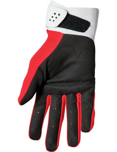 Gants moto cross enfant Thor-MX 2022 Spectrum rouge/blanc L 3332-1611