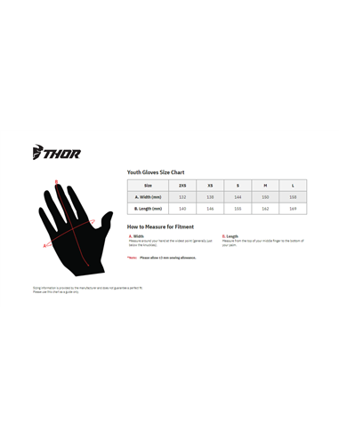 Guantes Sector infantiles THOR 3332-1737