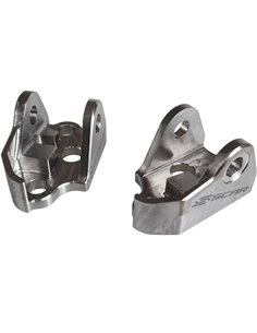 Suporte para pedaleira Yamaha YZ250 / 450F titânio SCAR