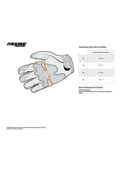 Guantes SX1™ infantiles MOOSE RACING 3332-1722