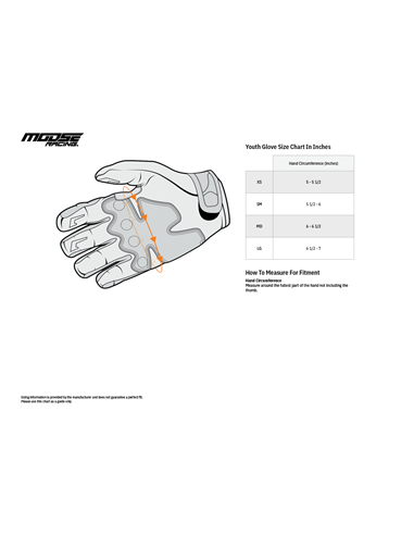 Guantes SX1™ infantiles MOOSE RACING 3332-1725
