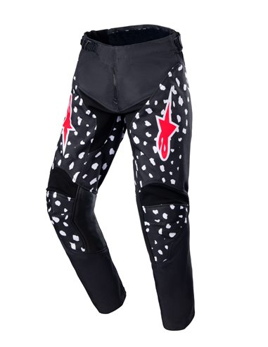 Pantalon motocross Yth Rac-Nort Bk/Rd 24 Alpinestars 3740523-1397-24