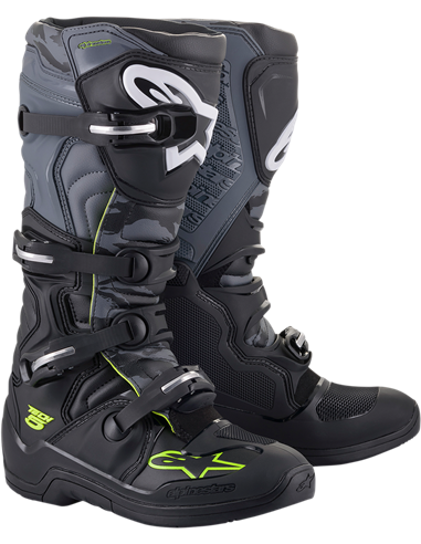 Motocross boots Tech5 Bk/Gy/Yl Fl 11 Alpinestars 2015015-1055-11