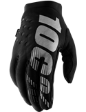 Gants de motocross pour froid 100% Brisker noir / gris Medium 10016-057-11