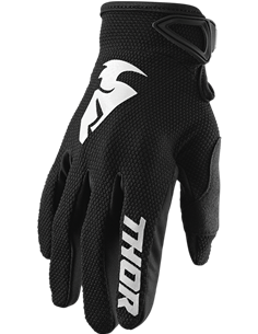 Luvas de motocross Thor S20 Sector Blk Md 3330-5855