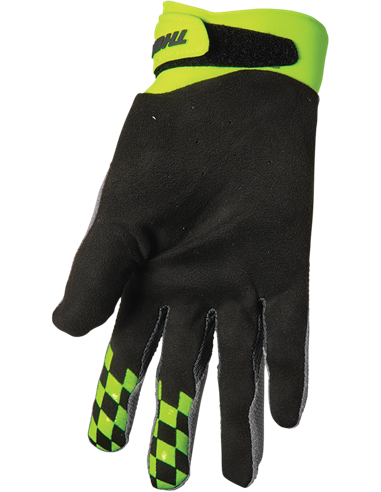Luvas motocross Thor-MX 2022 Draft cinza/acid M 3330-6814
