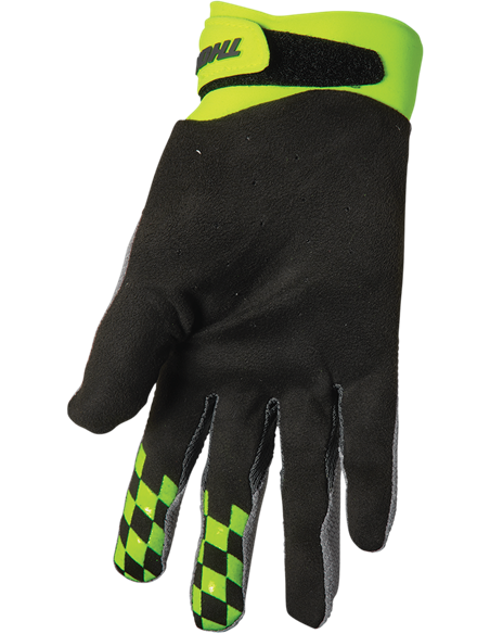 Guantes motocross Thor-MX 2022 Draft gris/acid M 3330-6814