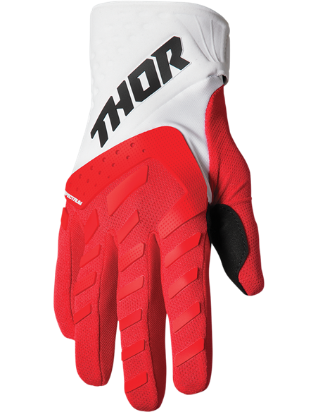 Guantes motocross Thor-MX 2022 Spectrum rojo/blanco M 3330-6839