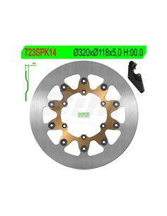 Brake disc NG 723SPK14 Ø320 x Ø118 x 5
