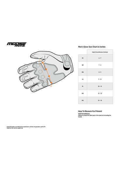 Guantes SX1™ MOOSE RACING 3330-7316