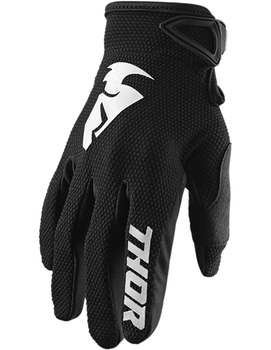 Guantes motocross Thor S20 Sector Blk Sm 3330-5854