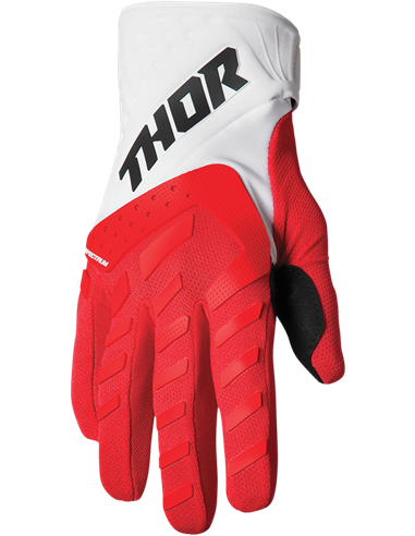 Luvas motocross Thor-MX 2022 Spectrum vermelho/branco S 3330-6838