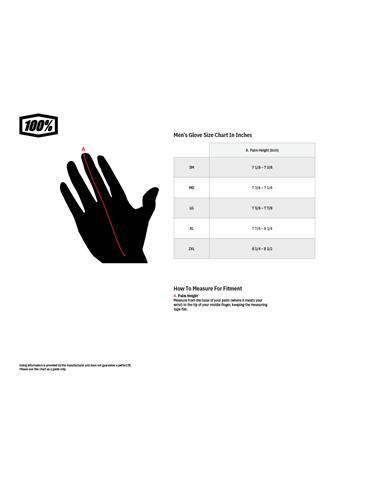 Guantes Sling MX 100% 10023-00009