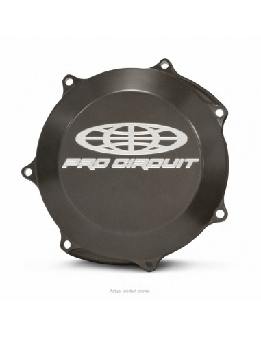 Pro Circuit clutch cover for Yamaha YZ450F: aluminum, black