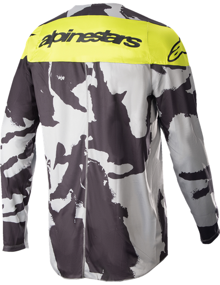 Motocross jersey Rac-Tact Camo G/Y M Alpinestars 3761223-9255-MD