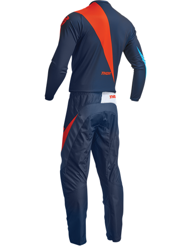 Maillot Sector Edge Nv/Or Sm THOR-MX 2023 2910-7146